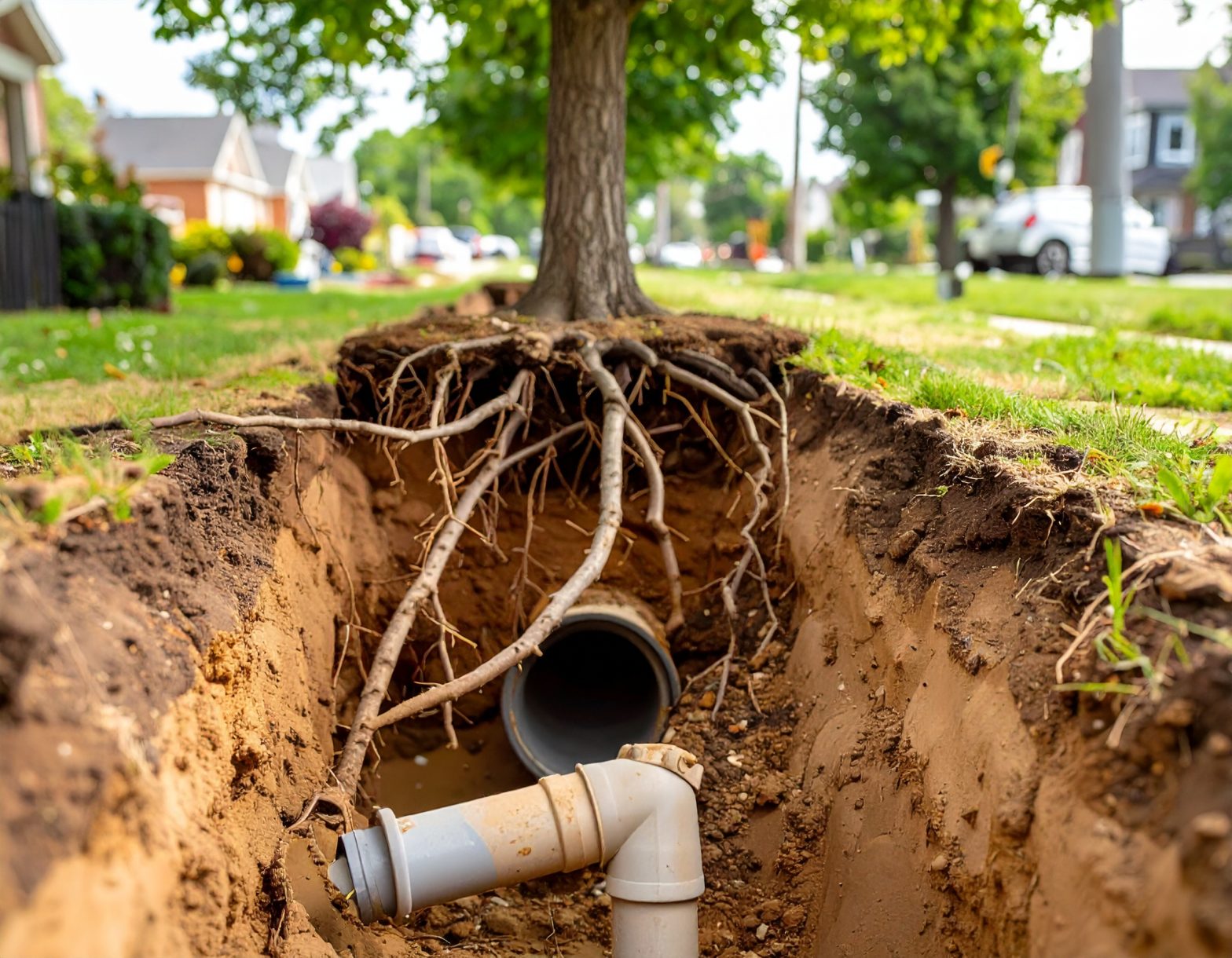 Tree Roots and Broken Drains: A Growing Problem